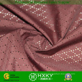 Polyester Pongee Fabric with Diamond Mesh Hole Pattern